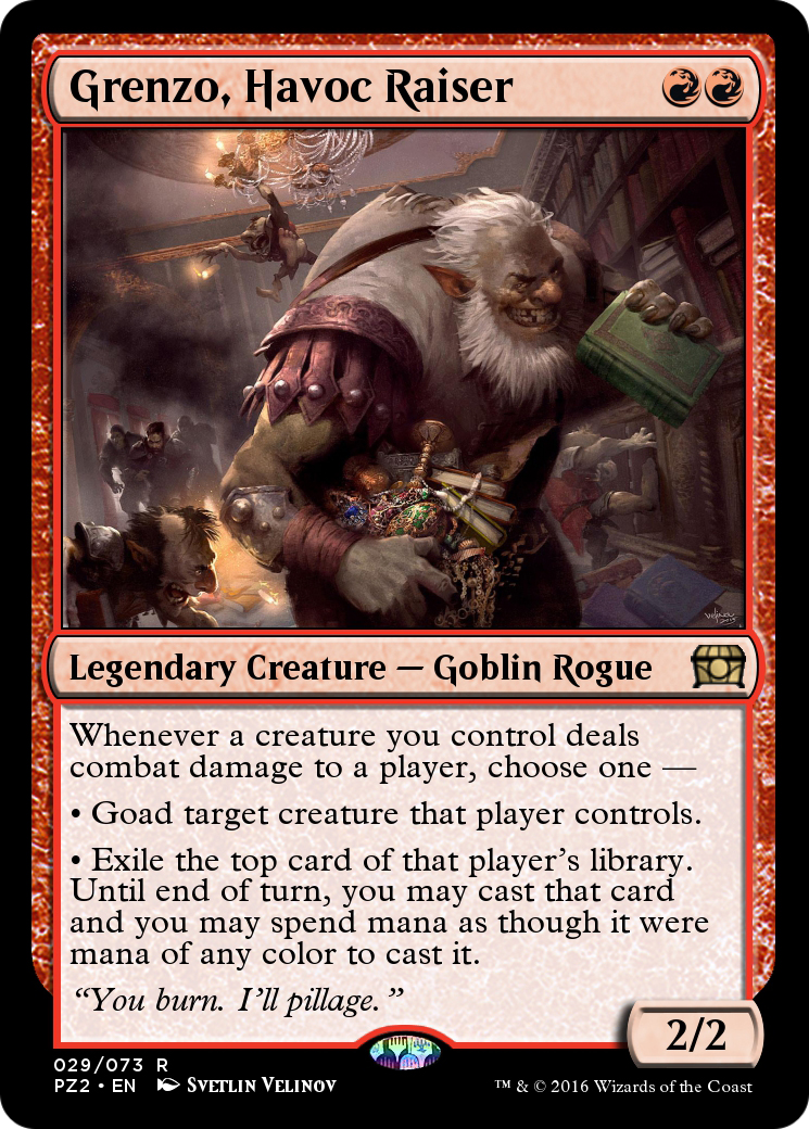 Image of Grenzo, Havoc Raiser (PZ2-029) - Treasure Chest