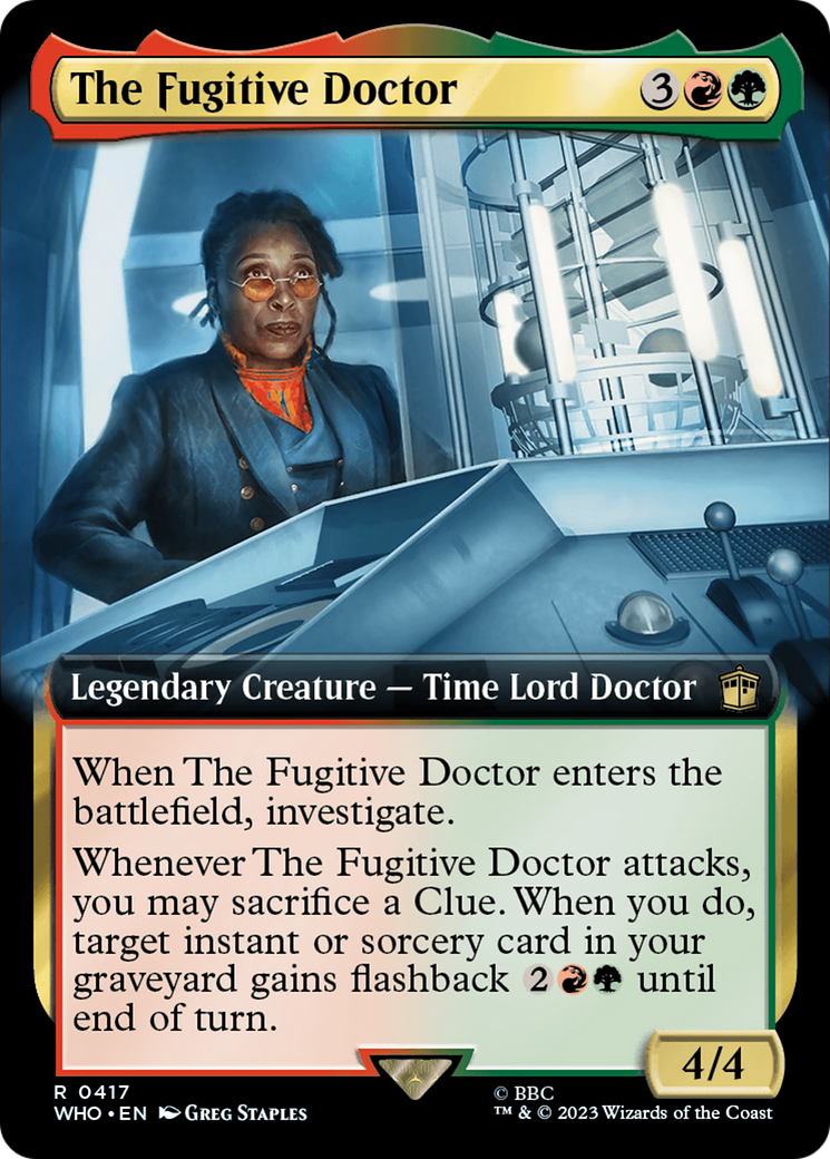 Image of The Fugitive Doctor (Extended Art) (WHO-417) - Doctor Who: (Extended Art)