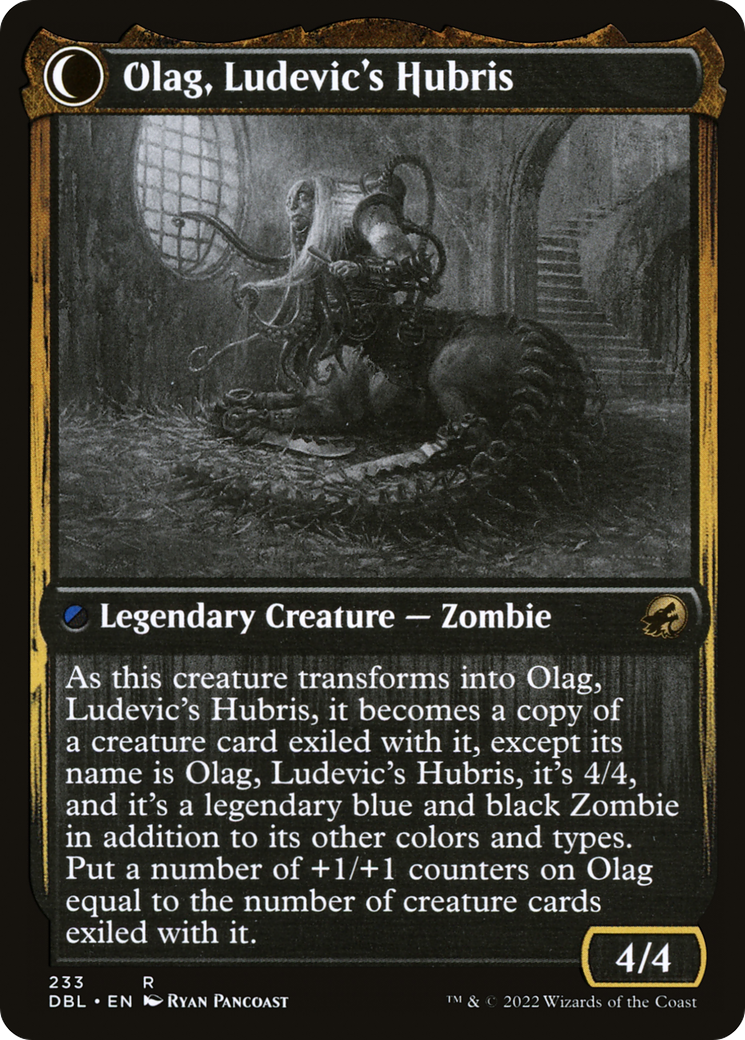 Image of Ludevic, Necrogenius (DBL-233) - Innistrad: Double Feature: (Double Faced Transform)