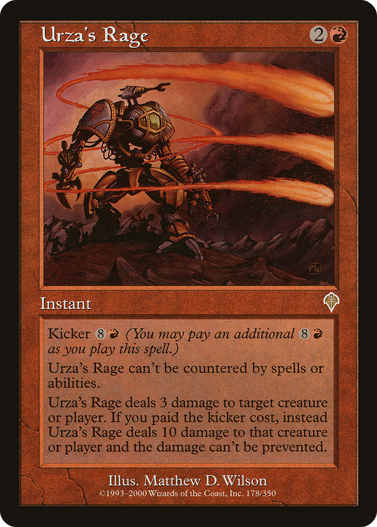 Image of Urza's Rage (INV-178) - Invasion