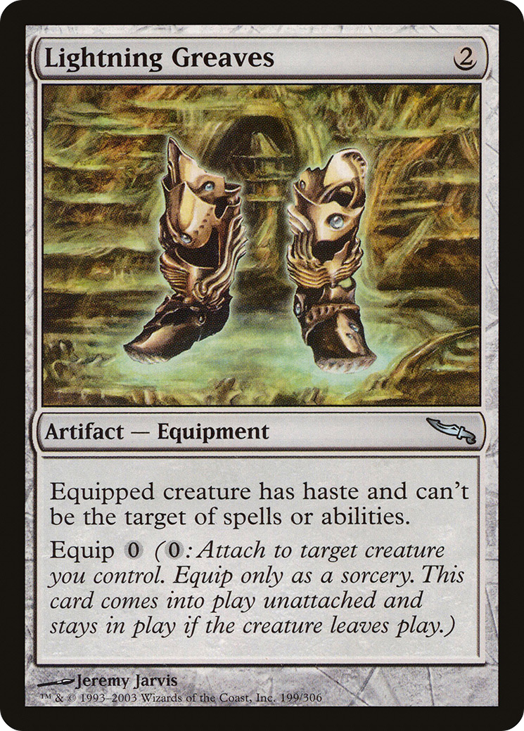 Image of Lightning Greaves (MRD-199) - Mirrodin