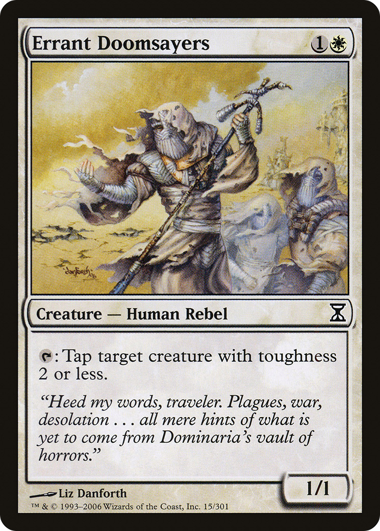Image of Errant Doomsayers (TSP-015) - Time Spiral