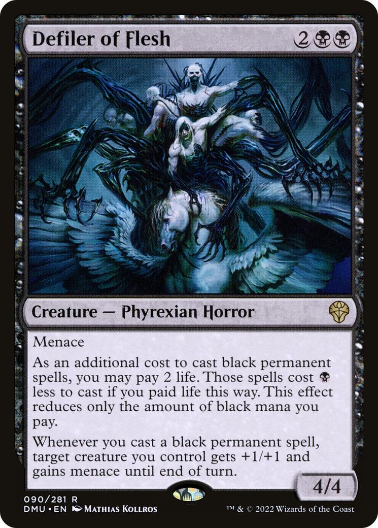Image of Defiler of Flesh (DMU-090) - Dominaria United Foil