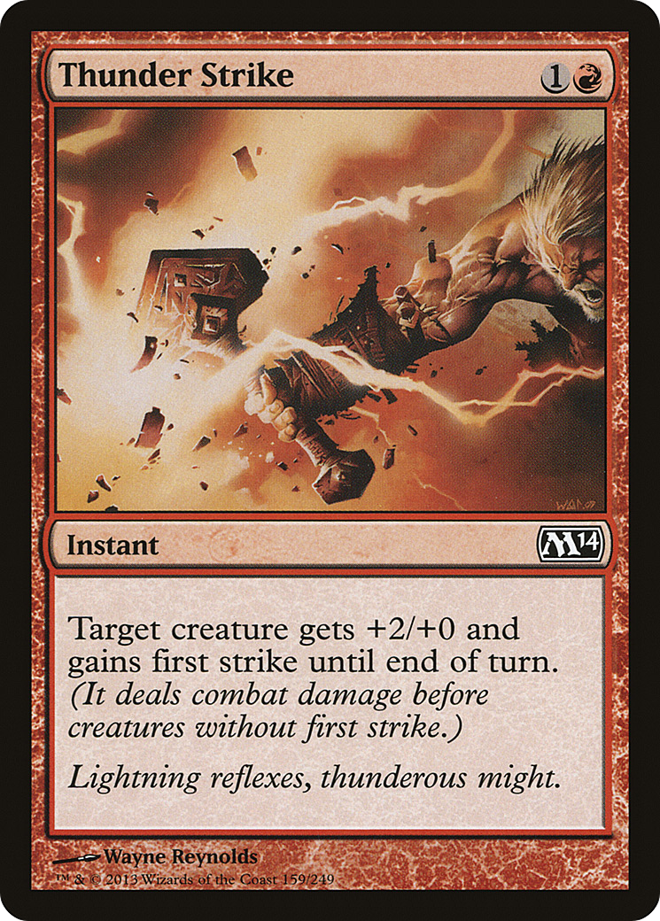 Image of Thunder Strike (M14-159) - Magic 2014