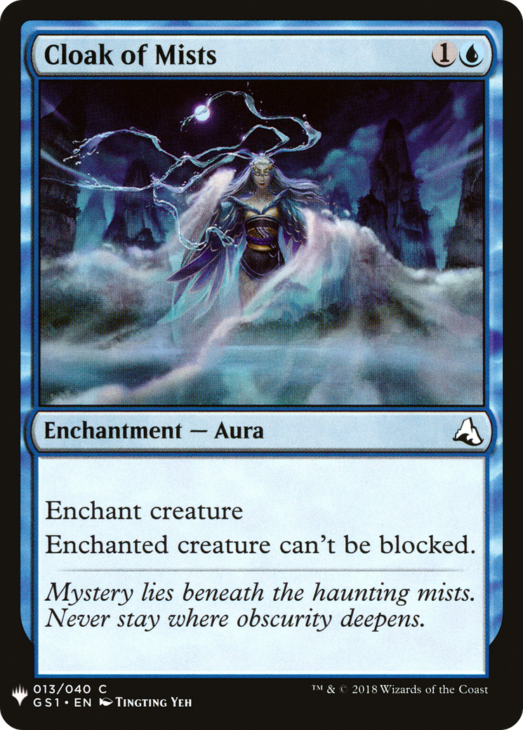 Image of Cloak of Mists (LIST-013) - The List
