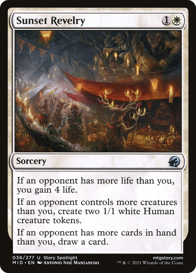 Image of Sunset Revelry (MID-038) - Innistrad: Midnight Hunt