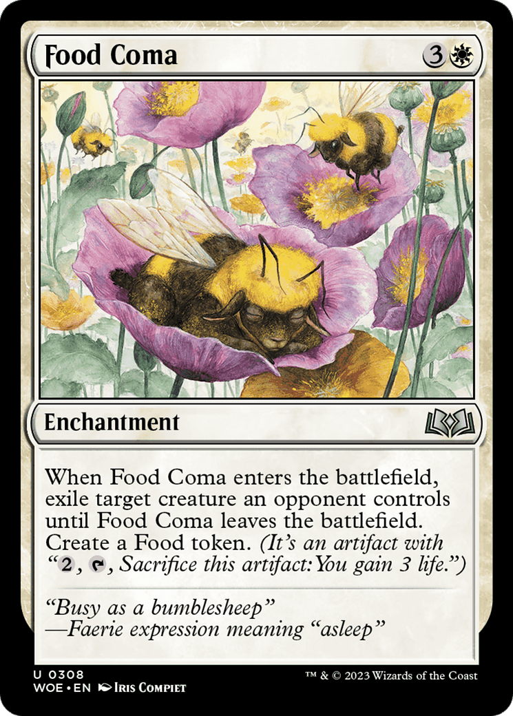 Image of Food Coma (WOE-308) - Wilds of Eldraine Foil