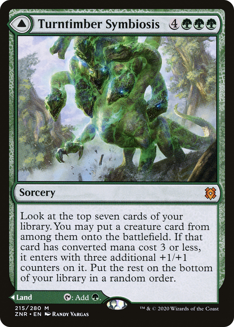 Image of Turntimber Symbiosis (ZNR-215) - Zendikar Rising Foil