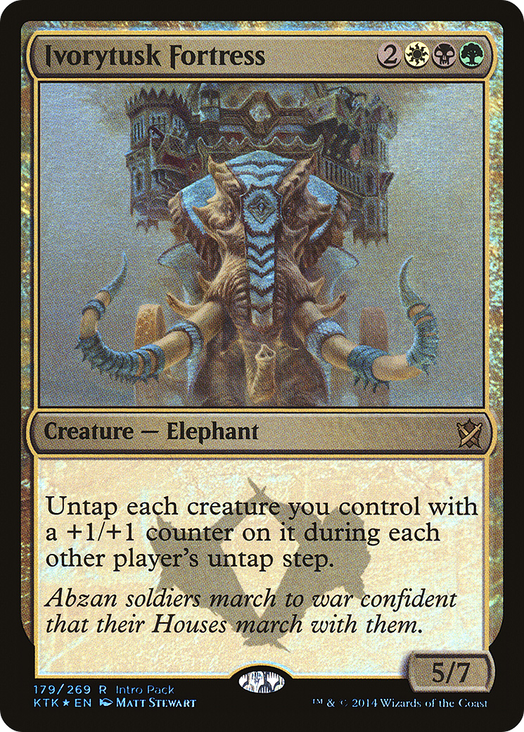 Image of Ivorytusk Fortress (UMP-179) - Khans of Tarkir Promos Foil
