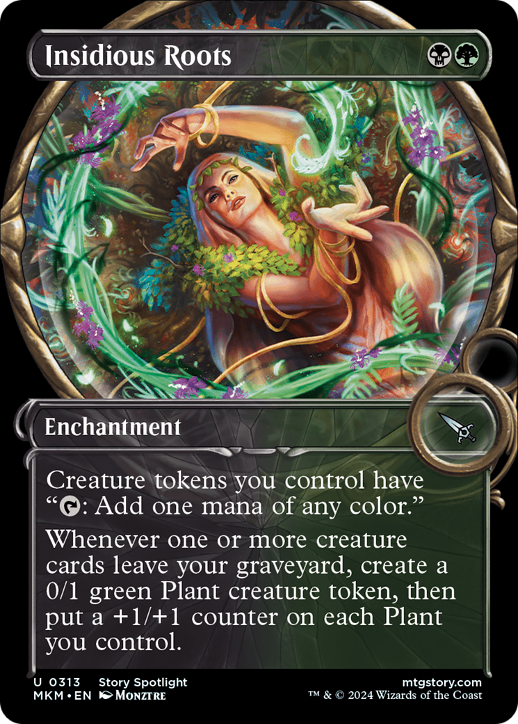 Image of Insidious Roots (Showcase) (MKM-313) - Murders at Karlov Manor: (Showcase) Foil
