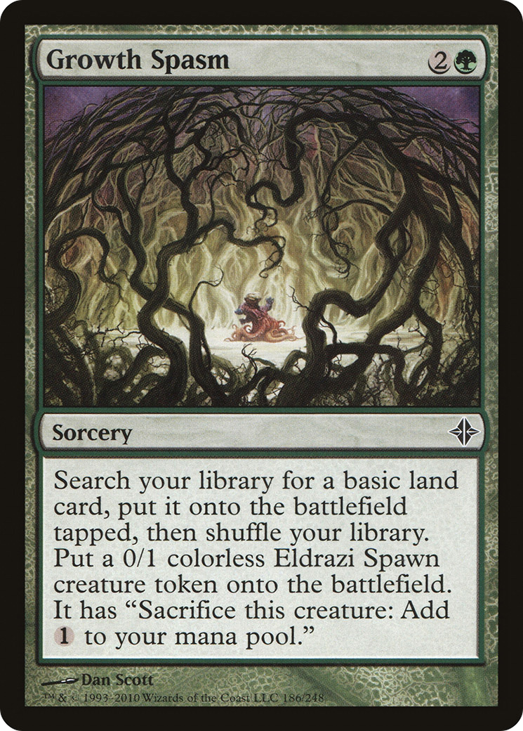 Image of Growth Spasm (ROE-186) - Rise of the Eldrazi Foil