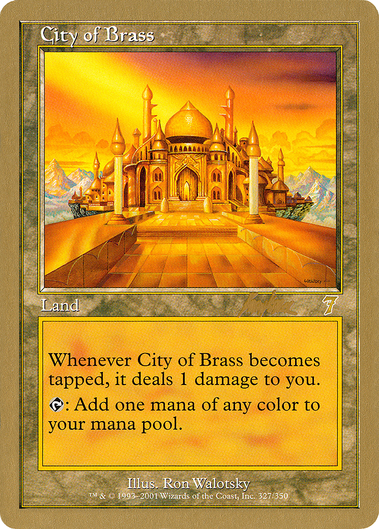 Image of City of Brass - 2002 Brian Kibler (7ED) (WCD-) - World Championship Decks 2002