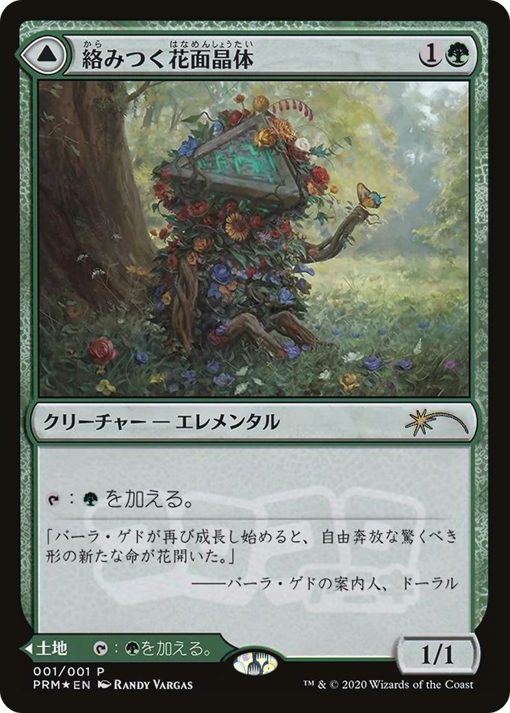 Image of Tangled Florahedron (JP Magazine Insert) (MEDIA-001) - Media and Collaboration Promos Foil