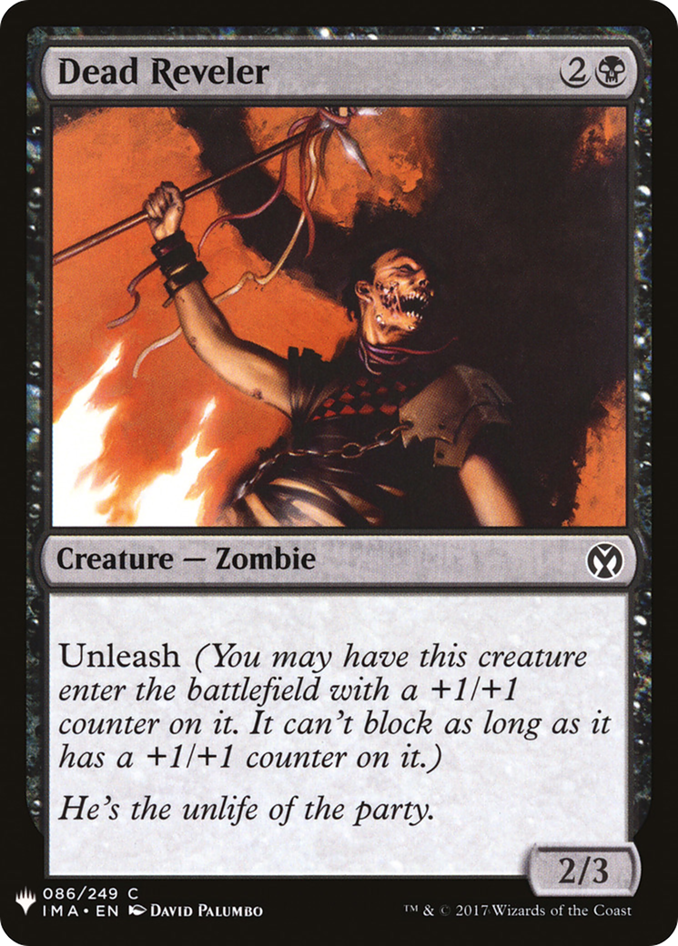 Image of Dead Reveler (LIST-086) - The List