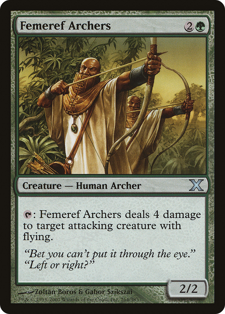 Image of Femeref Archers (10E-264) - Tenth Edition Foil