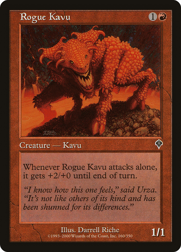 Image of Rogue Kavu (INV-160) - Invasion Foil