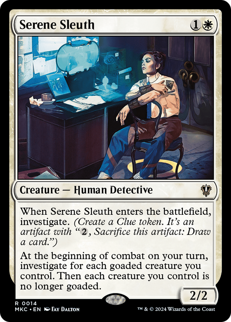 Image of Serene Sleuth (MKC-014) - Murders at Karlov Manor Commander