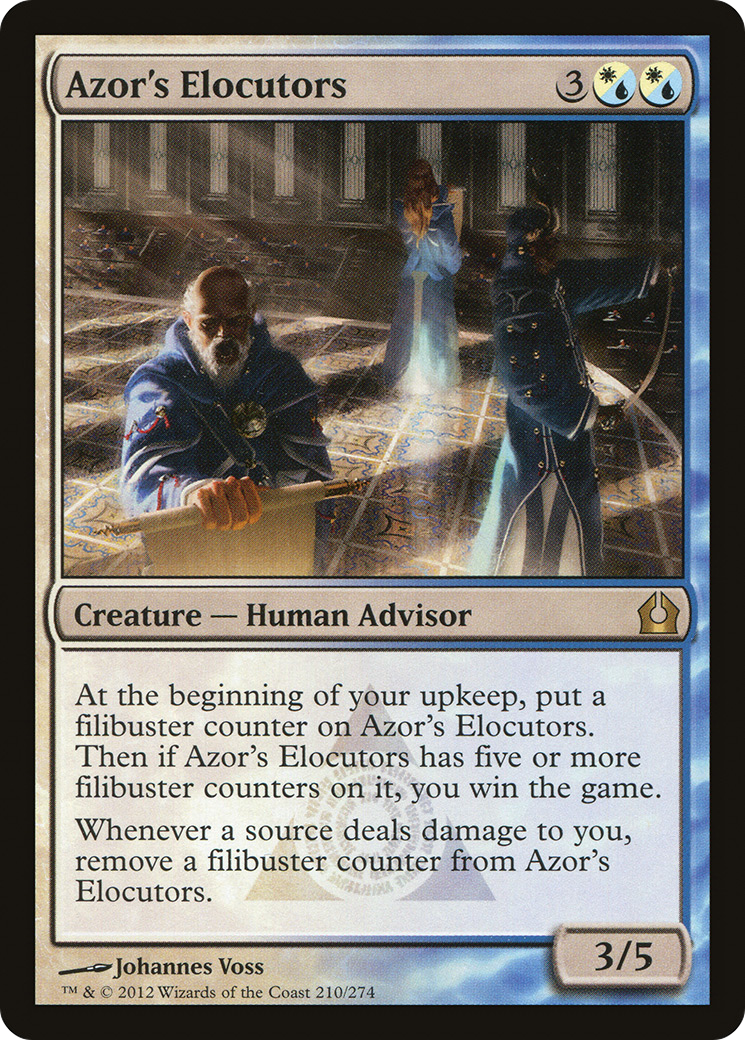Image of Azor's Elocutors (RTR-210) - Return to Ravnica Foil