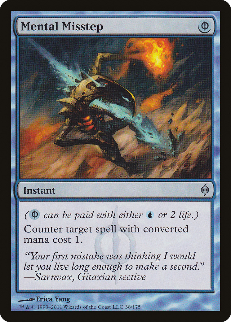 Image of Mental Misstep (NPH-038) - New Phyrexia Foil