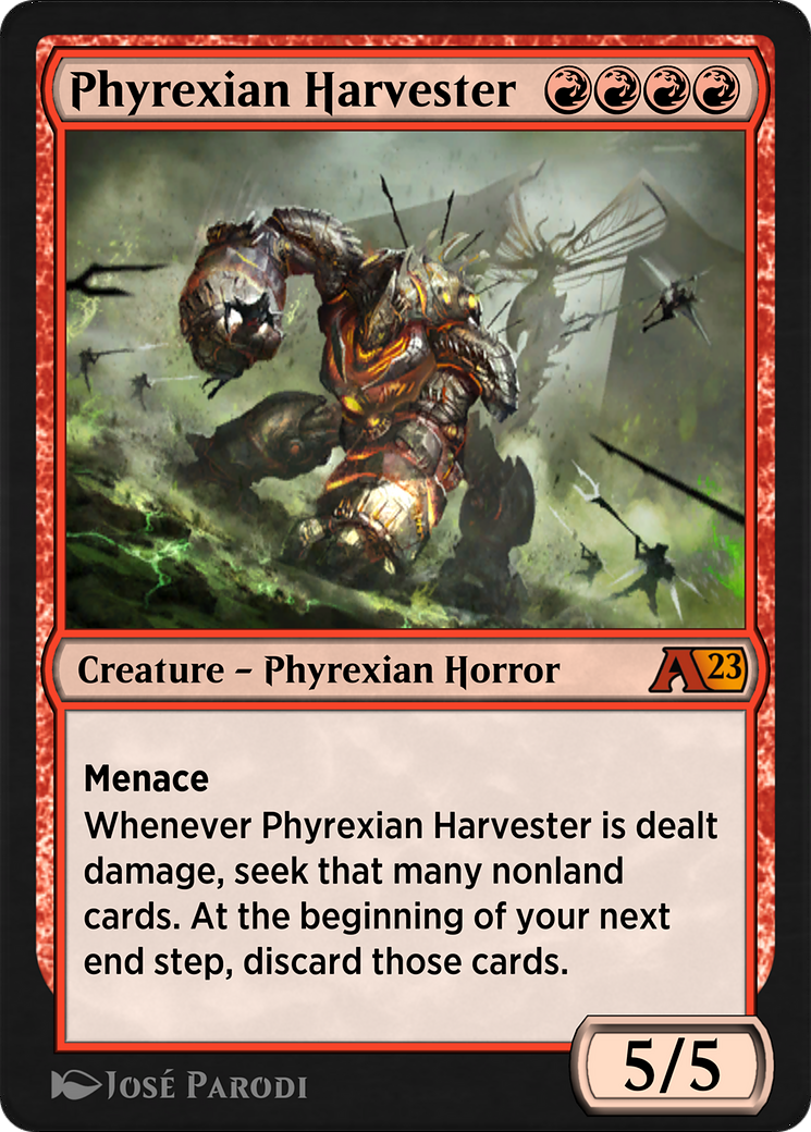 Image of Phyrexian Harvester (YONE-013) - Alchemy: Phyrexia