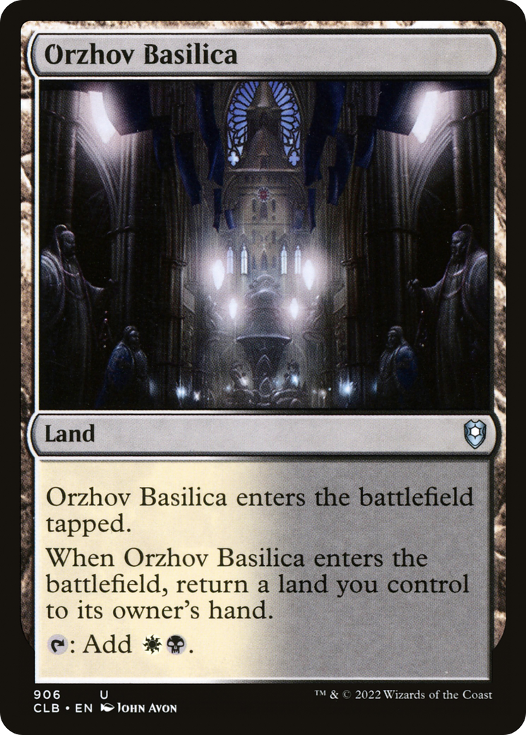 Image of Orzhov Basilica (CLB-906) - Commander Legends: Battle for Baldur's Gate
