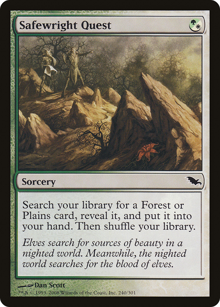 Image of Safewright Quest (SHM-240) - Shadowmoor Foil