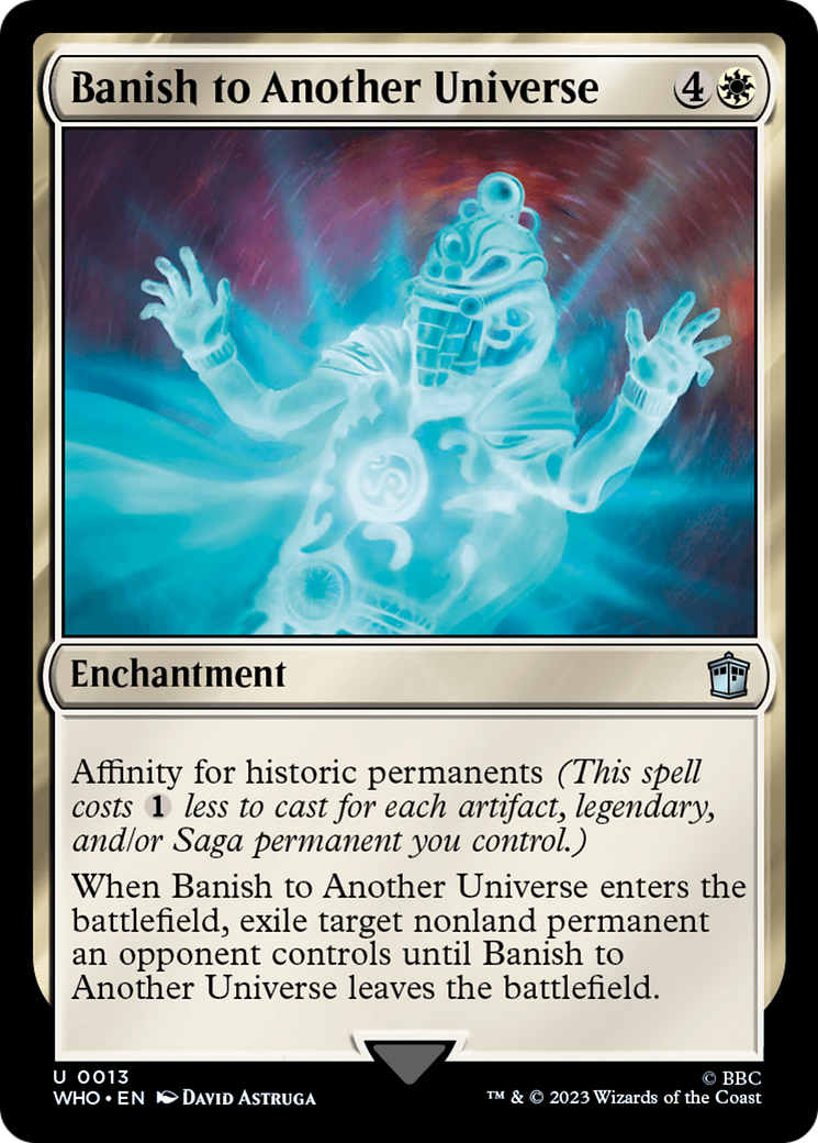 Image of Banish to Another Universe (WHO-013) - Doctor Who