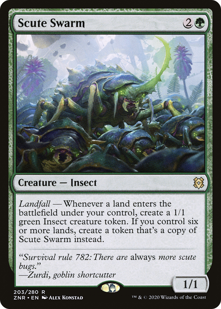 Image of Scute Swarm (ZNR-203) - Zendikar Rising