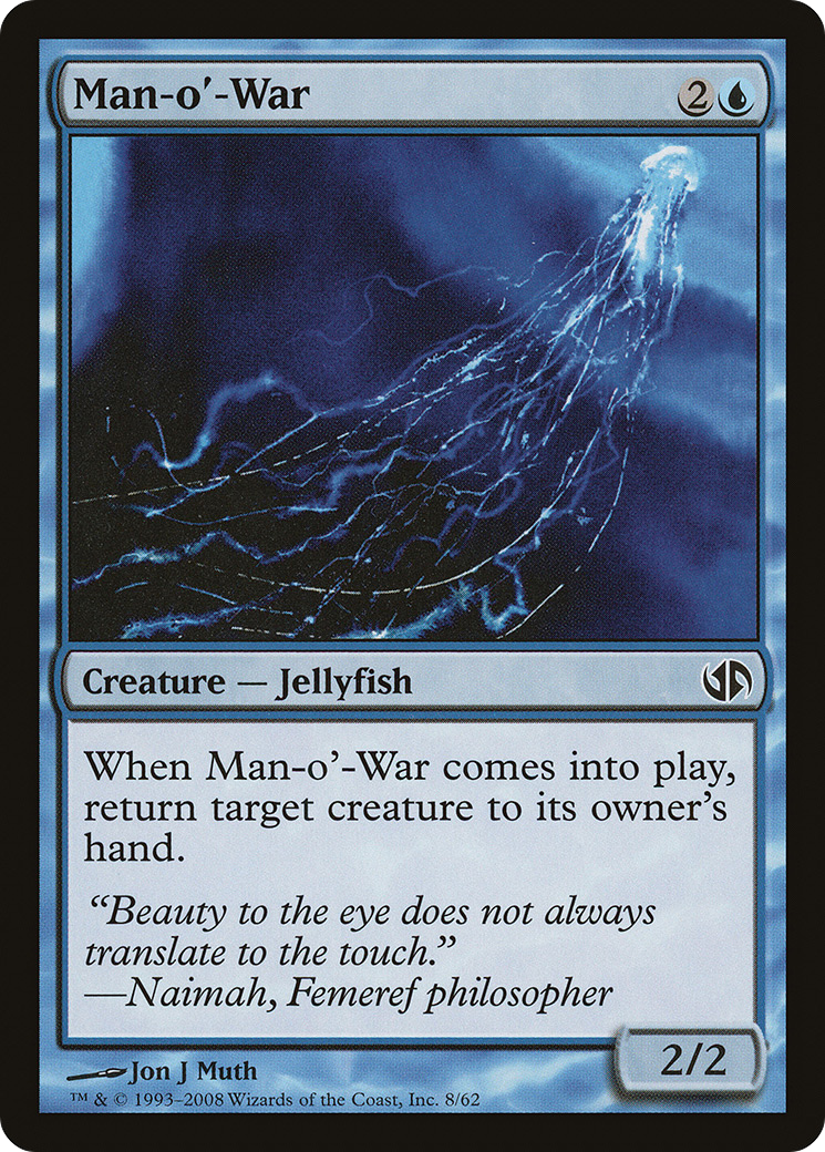 Image of Man-o'-War (DD2-008) - Duel Decks: Jace vs. Chandra