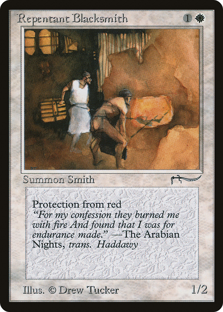 Image of Repentant Blacksmith (ARN-) - Arabian Nights