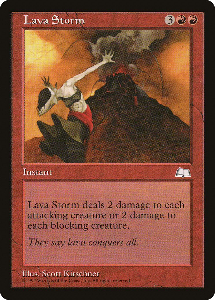 Image of Lava Storm (WTH-) - Weatherlight
