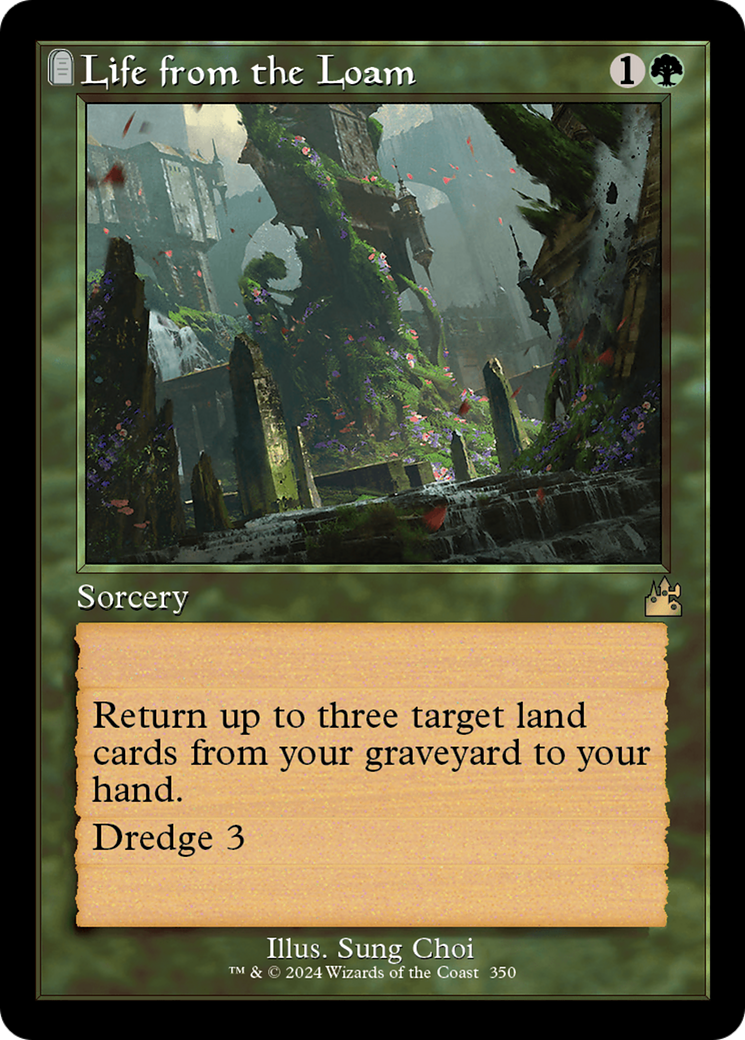 Image of Life from the Loam (Retro Frame) (RVR-350) - Ravnica Remastered: (tombstone) Foil