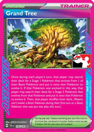 Image of Grand Tree 136  - Holofoil Prize Pack Series Cards - ACE SPEC Rare