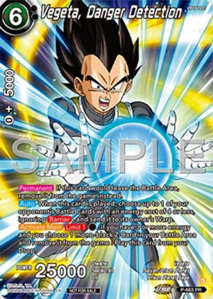 Image of Vegeta, Danger Detection (Alternate Art) (Deluxe Pack 2025 Vol.1) (P-663) - Promotion Cards