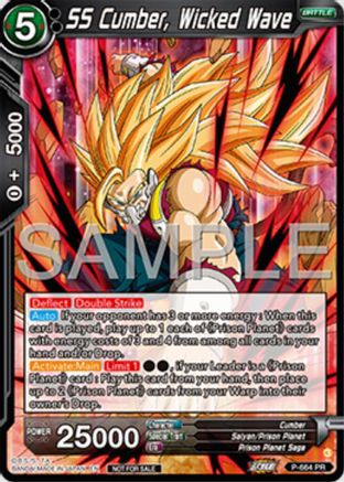 Image of SS cumber, wicked wave (Deluxe Pack 2025 Vol.1) (P-664) - Promotion Cards