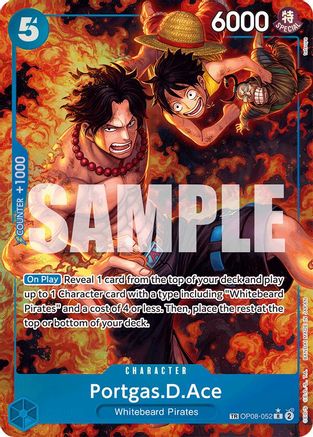 Image of Portgas.D.Ace (TR) (OP08-052) - Royal Blood Foil