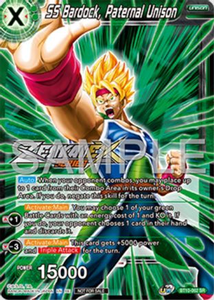 Image of SS Bardock, Paternal Unison (Event Pack 16) (BT10-062) - Promotion Cards Foil