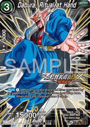 Image of Dabura, Ritual at Hand (Event Pack 16) (BT13-137) - Promotion Cards Foil