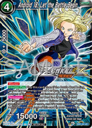 Image of Android 18, Let the Battle Begin (Event Pack 16) (EB1-20) - Promotion Cards Foil