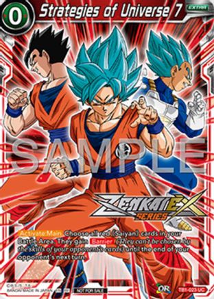 Image of Strategies of Universe 7 (Event Pack 16) (TB1-023) - Promotion Cards Foil