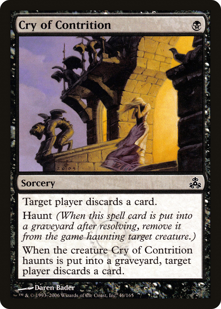 Image of Cry of Contrition (GPT-046) - Guildpact Foil
