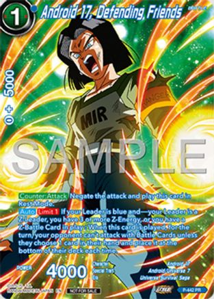 Image of Android 17, Defending Friends (Premium Alt-Art Set 2025 Vol.1) (P-442) - Promotion Cards Foil
