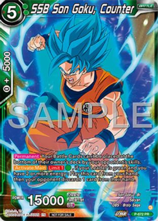 Image of SSB Son Goku, Counter (Zenkai Series Tournament Pack Vol.11) (P-672) - Tournament Promotion Cards