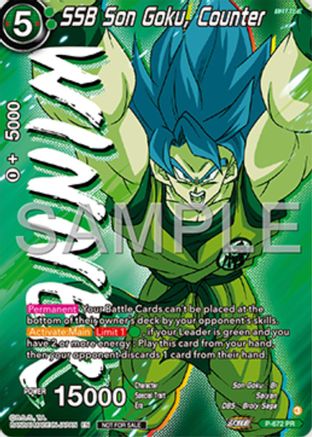 Image of SSB Son Goku, Counter (Zenkai Series Tournament Pack Vol.11) (Winner) (P-672) - Tournament Promotion Cards Foil