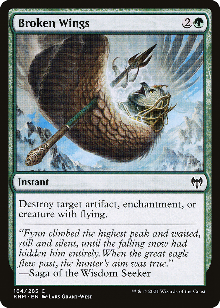 Image of Broken Wings (KHM-164) - Kaldheim Foil