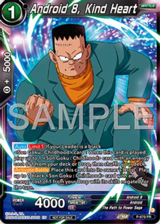 Image of Android 8, Kind Heart (Zenkai Series Tournament Pack Vol.11) (P-679) - Tournament Promotion Cards