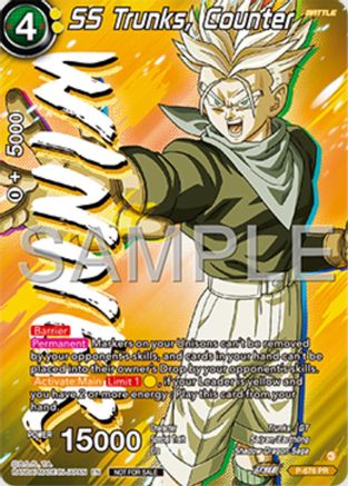 Image of SS Trunks, Counter (Zenkai Series Tournament Pack Vol.11) (Winner) (P-676) - Tournament Promotion Cards Foil