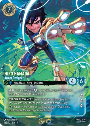 Image of Hiro Hamada - Armor Designer (Store Championship) (24) - Disney Lorcana Promo Cards Holofoil