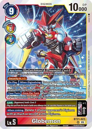 Image of Globemon (BT21-023) - World Convergence Foil