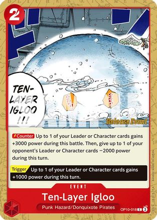 Image of Ten-Layer Igloo (OP10-018) - Royal Blood Release Event Cards